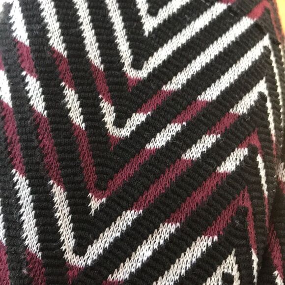 Zara stripe zigzag double knit textured midi, S - Picture 6 of 6